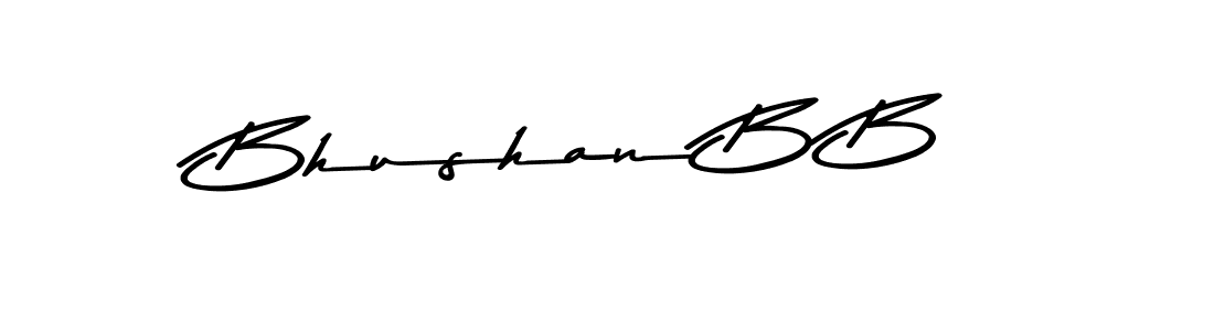 This is the best signature style for the Bhushan B B name. Also you like these signature font (Asem Kandis PERSONAL USE). Mix name signature. Bhushan B B signature style 9 images and pictures png