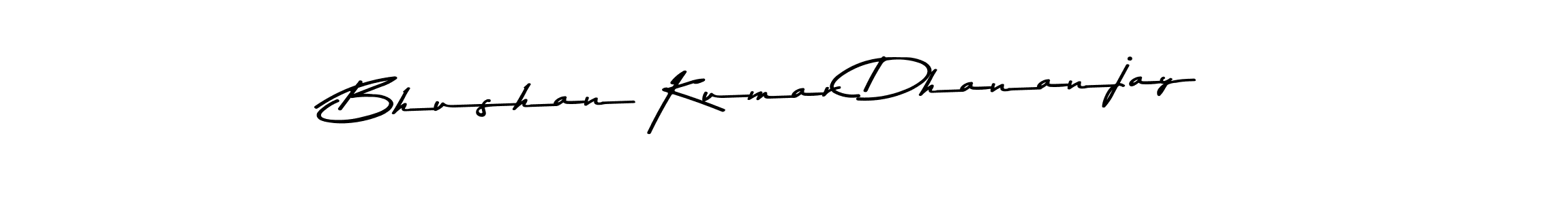How to make Bhushan Kumar Dhananjay signature? Asem Kandis PERSONAL USE is a professional autograph style. Create handwritten signature for Bhushan Kumar Dhananjay name. Bhushan Kumar Dhananjay signature style 9 images and pictures png