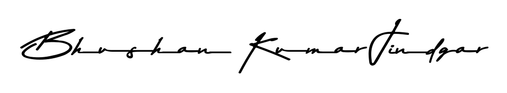 The Asem Kandis PERSONAL USE font gives name Bhushan Kumar Jindgar a signature that looks effortless yet distinguished. Download high-res PNG instantly. Bhushan Kumar Jindgar signature style 9 images and pictures png