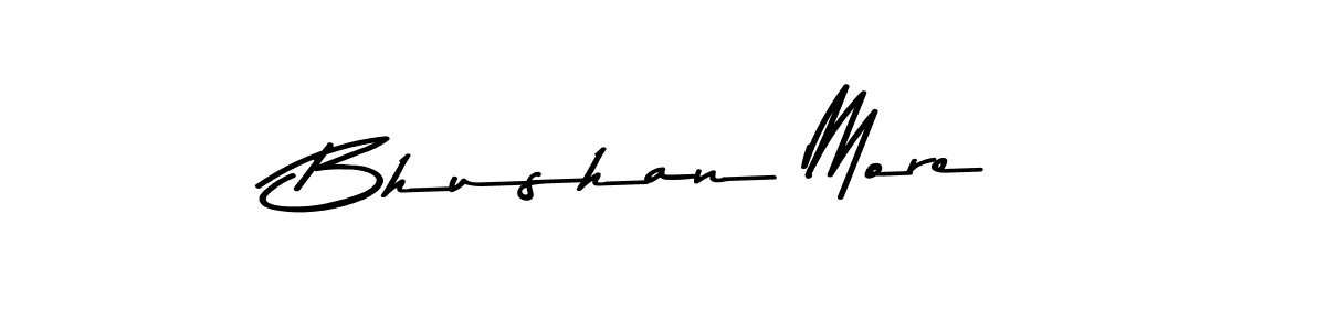 Design your own signature with our free online signature maker. With this signature software, you can create a handwritten (Asem Kandis PERSONAL USE) signature for name Bhushan More. Bhushan More signature style 9 images and pictures png