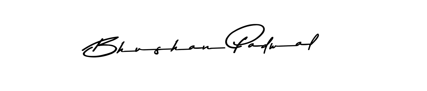 Design your own signature with our free online signature maker. With this signature software, you can create a handwritten (Asem Kandis PERSONAL USE) signature for name Bhushan Padwal. Bhushan Padwal signature style 9 images and pictures png