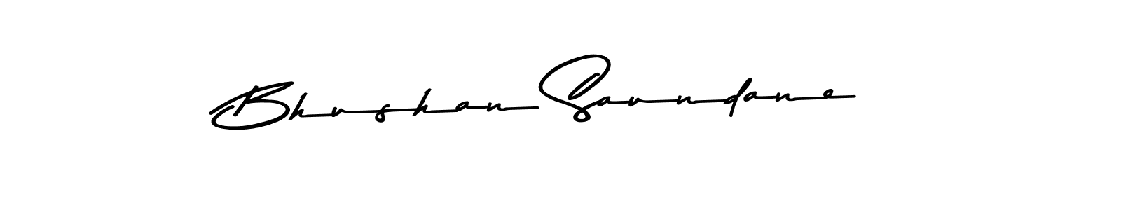 Create a beautiful signature design for name Bhushan Saundane. With this signature (Asem Kandis PERSONAL USE) fonts, you can make a handwritten signature for free. Bhushan Saundane signature style 9 images and pictures png