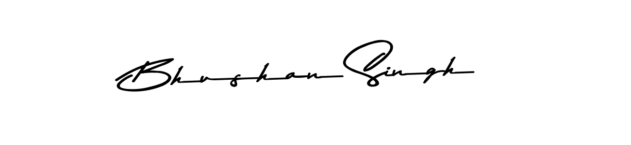 Make a beautiful signature design for name Bhushan Singh. With this signature (Asem Kandis PERSONAL USE) style, you can create a handwritten signature for free. Bhushan Singh signature style 9 images and pictures png