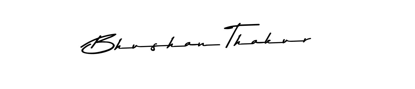 Use a signature maker to create a handwritten signature online. With this signature software, you can design (Asem Kandis PERSONAL USE) your own signature for name Bhushan Thakur. Bhushan Thakur signature style 9 images and pictures png