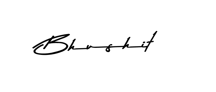 Use a signature maker to create a handwritten signature online. With this signature software, you can design (Asem Kandis PERSONAL USE) your own signature for name Bhushit. Bhushit signature style 9 images and pictures png
