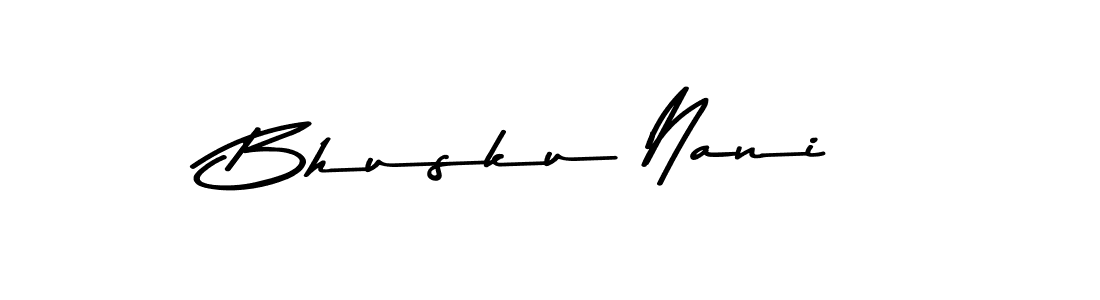 Also we have Bhusku Nani name is the best signature style. Create professional handwritten signature collection using Asem Kandis PERSONAL USE autograph style. Bhusku Nani signature style 9 images and pictures png