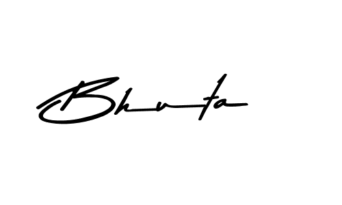 Design your own signature with our free online signature maker. With this signature software, you can create a handwritten (Asem Kandis PERSONAL USE) signature for name Bhuta. Bhuta signature style 9 images and pictures png