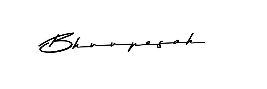 How to make Bhuupesah name signature. Use Asem Kandis PERSONAL USE style for creating short signs online. This is the latest handwritten sign. Bhuupesah signature style 9 images and pictures png