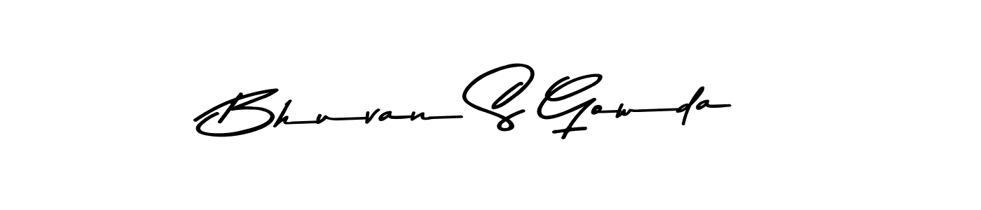 How to make Bhuvan S Gowda signature? Asem Kandis PERSONAL USE is a professional autograph style. Create handwritten signature for Bhuvan S Gowda name. Bhuvan S Gowda signature style 9 images and pictures png