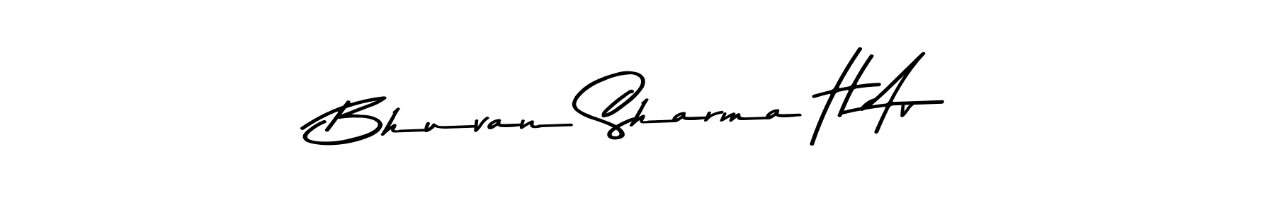 Make a beautiful signature design for name Bhuvan Sharma H Av. Use this online signature maker to create a handwritten signature for free. Bhuvan Sharma H Av signature style 9 images and pictures png