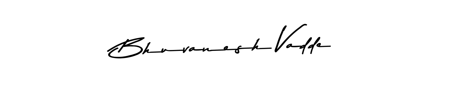 Create a beautiful signature design for name Bhuvanesh Vadde. With this signature (Asem Kandis PERSONAL USE) fonts, you can make a handwritten signature for free. Bhuvanesh Vadde signature style 9 images and pictures png