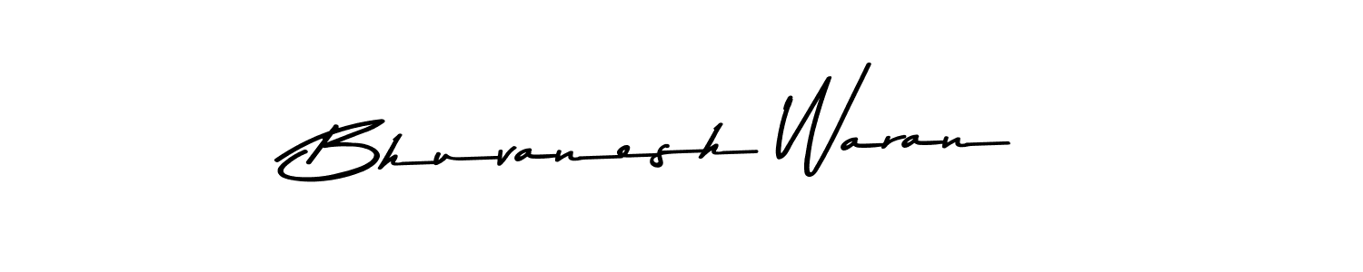 Create a beautiful signature design for name Bhuvanesh Waran. With this signature (Asem Kandis PERSONAL USE) fonts, you can make a handwritten signature for free. Bhuvanesh Waran signature style 9 images and pictures png