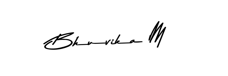 Bhuvika M stylish signature style. Best Handwritten Sign (Asem Kandis PERSONAL USE) for my name. Handwritten Signature Collection Ideas for my name Bhuvika M. Bhuvika M signature style 9 images and pictures png