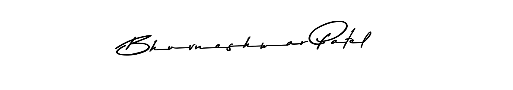 Create a beautiful signature design for name Bhuvneshwar Patel. With this signature (Asem Kandis PERSONAL USE) fonts, you can make a handwritten signature for free. Bhuvneshwar Patel signature style 9 images and pictures png