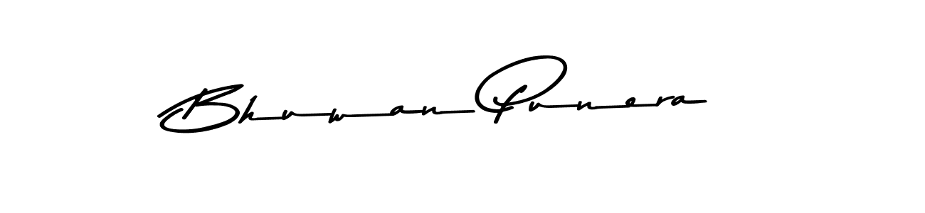 How to make Bhuwan Punera signature? Asem Kandis PERSONAL USE is a professional autograph style. Create handwritten signature for Bhuwan Punera name. Bhuwan Punera signature style 9 images and pictures png