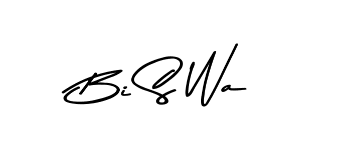 Design your own signature with our free online signature maker. With this signature software, you can create a handwritten (Asem Kandis PERSONAL USE) signature for name Bi S Wa. Bi S Wa signature style 9 images and pictures png