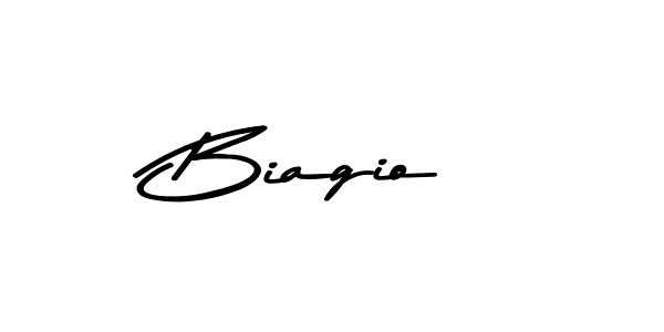 Create a beautiful signature design for name Biagio. With this signature (Asem Kandis PERSONAL USE) fonts, you can make a handwritten signature for free. Biagio signature style 9 images and pictures png