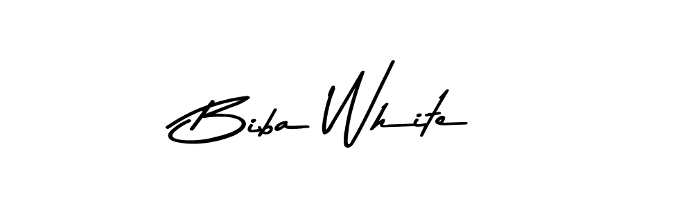 Biba White stylish signature style. Best Handwritten Sign (Asem Kandis PERSONAL USE) for my name. Handwritten Signature Collection Ideas for my name Biba White. Biba White signature style 9 images and pictures png