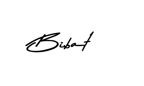 Bibat stylish signature style. Best Handwritten Sign (Asem Kandis PERSONAL USE) for my name. Handwritten Signature Collection Ideas for my name Bibat. Bibat signature style 9 images and pictures png