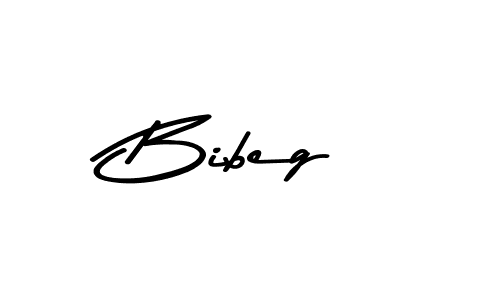 Create a beautiful signature design for name Bibeg. With this signature (Asem Kandis PERSONAL USE) fonts, you can make a handwritten signature for free. Bibeg signature style 9 images and pictures png