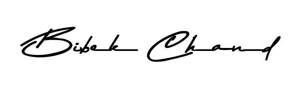 Make a short Bibek Chand signature style. Manage your documents anywhere anytime using Asem Kandis PERSONAL USE. Create and add eSignatures, submit forms, share and send files easily. Bibek Chand signature style 9 images and pictures png