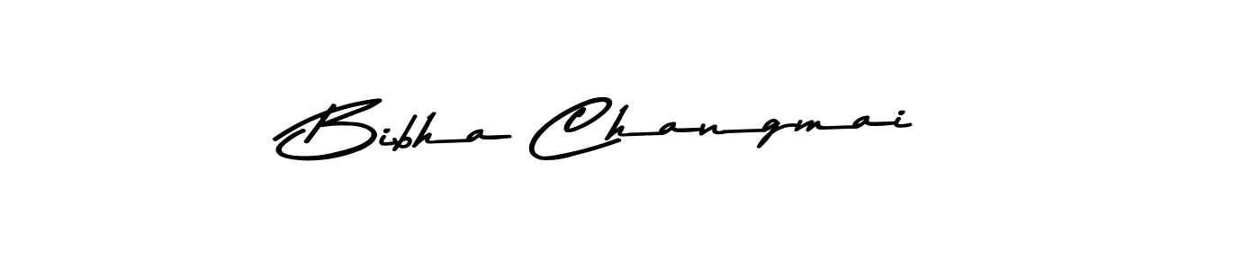 Make a beautiful signature design for name Bibha Changmai. With this signature (Asem Kandis PERSONAL USE) style, you can create a handwritten signature for free. Bibha Changmai signature style 9 images and pictures png