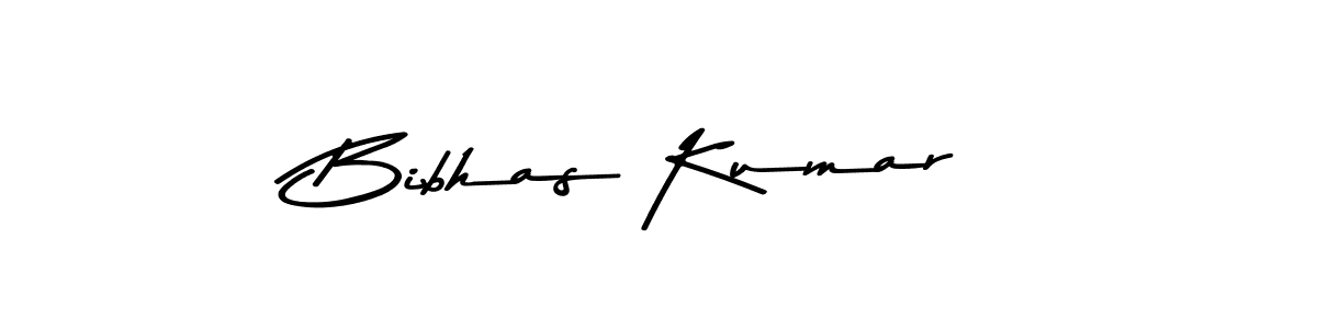 Make a beautiful signature design for name Bibhas Kumar. With this signature (Asem Kandis PERSONAL USE) style, you can create a handwritten signature for free. Bibhas Kumar signature style 9 images and pictures png