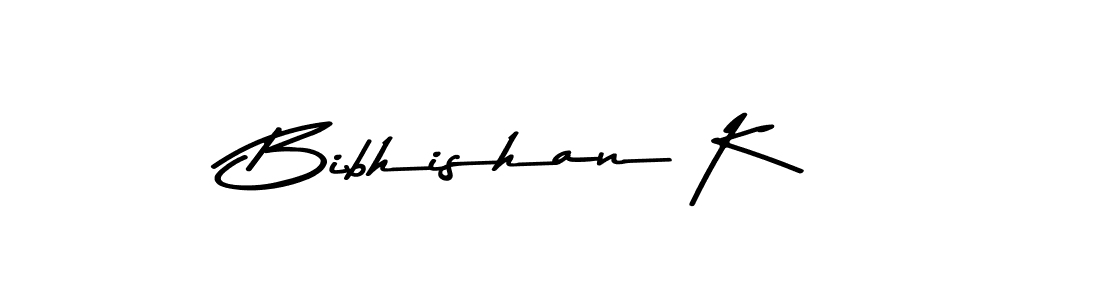 How to Draw Bibhishan K signature style? Asem Kandis PERSONAL USE is a latest design signature styles for name Bibhishan K. Bibhishan K signature style 9 images and pictures png