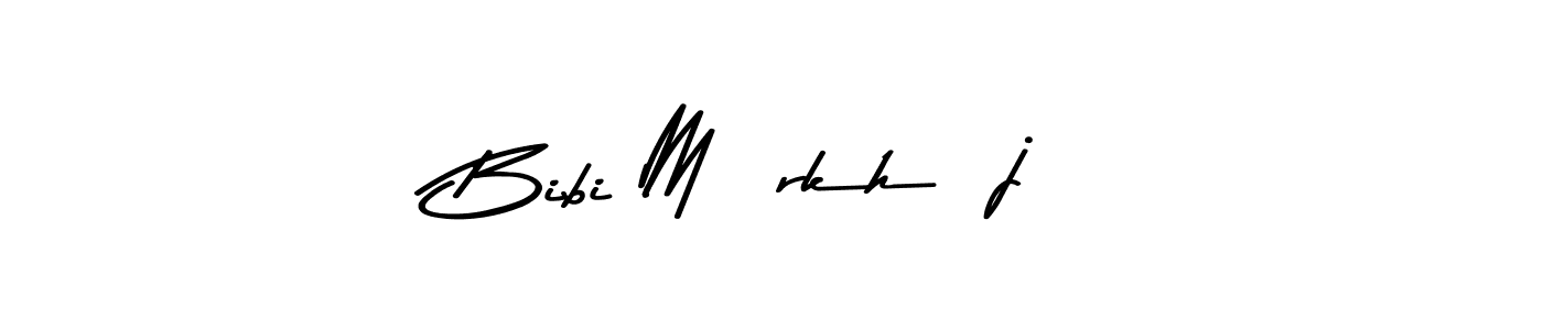 Design your own signature with our free online signature maker. With this signature software, you can create a handwritten (Asem Kandis PERSONAL USE) signature for name Bibi Mørkhøj. Bibi Mørkhøj signature style 9 images and pictures png