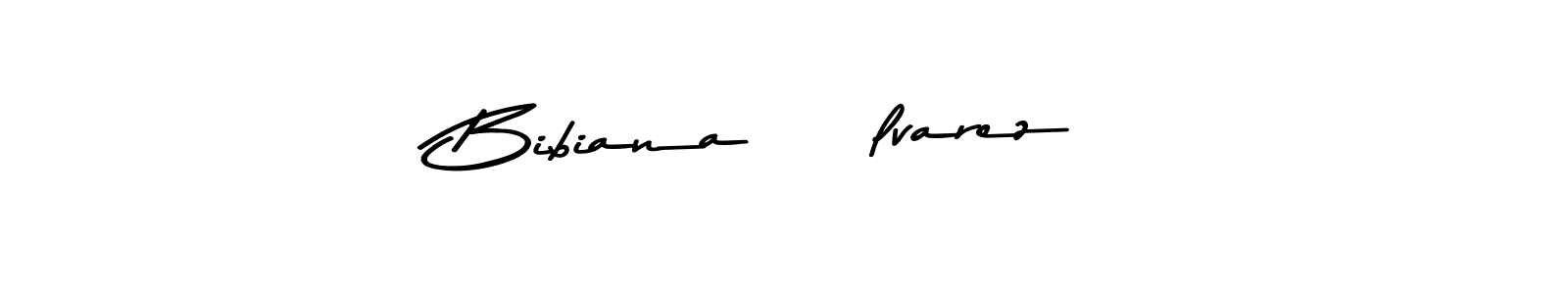 Bibiana Álvarez stylish signature style. Best Handwritten Sign (Asem Kandis PERSONAL USE) for my name. Handwritten Signature Collection Ideas for my name Bibiana Álvarez. Bibiana Álvarez signature style 9 images and pictures png