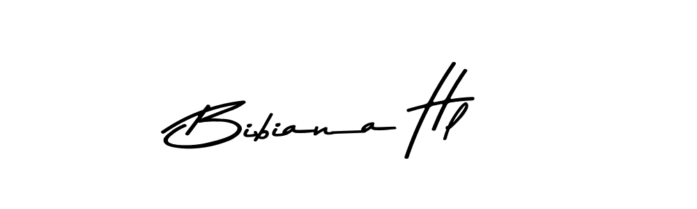 Use a signature maker to create a handwritten signature online. With this signature software, you can design (Asem Kandis PERSONAL USE) your own signature for name Bibiana Hl. Bibiana Hl signature style 9 images and pictures png