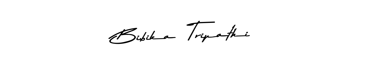 Make a beautiful signature design for name Bibika  Tripathi. With this signature (Asem Kandis PERSONAL USE) style, you can create a handwritten signature for free. Bibika  Tripathi signature style 9 images and pictures png