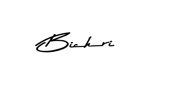 Make a beautiful signature design for name Bichri. With this signature (Asem Kandis PERSONAL USE) style, you can create a handwritten signature for free. Bichri signature style 9 images and pictures png