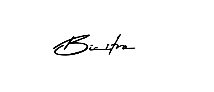 How to Draw Bicitro signature style? Asem Kandis PERSONAL USE is a latest design signature styles for name Bicitro. Bicitro signature style 9 images and pictures png