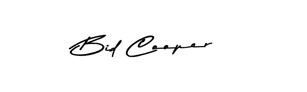 How to make Bid Cooper name signature. Use Asem Kandis PERSONAL USE style for creating short signs online. This is the latest handwritten sign. Bid Cooper signature style 9 images and pictures png