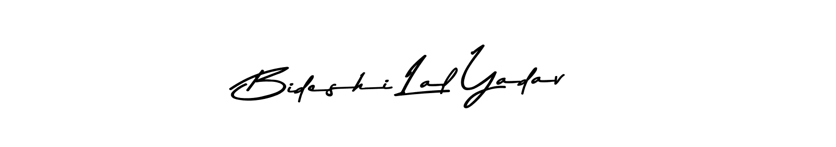 Asem Kandis PERSONAL USE is a professional signature style that is perfect for those who want to add a touch of class to their signature. It is also a great choice for those who want to make their signature more unique. Get Bideshi Lal Yadav name to fancy signature for free. Bideshi Lal Yadav signature style 9 images and pictures png