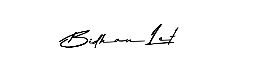 Similarly Asem Kandis PERSONAL USE is the best handwritten signature design. Signature creator online .You can use it as an online autograph creator for name Bidhan Let. Bidhan Let signature style 9 images and pictures png