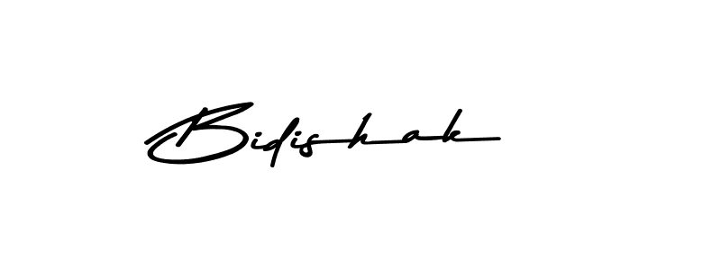 Design your own signature with our free online signature maker. With this signature software, you can create a handwritten (Asem Kandis PERSONAL USE) signature for name Bidishak. Bidishak signature style 9 images and pictures png