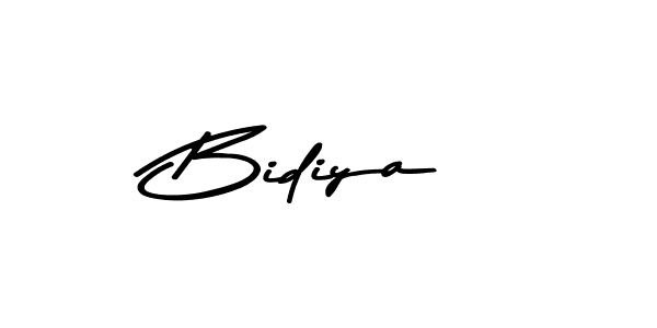 Design your own signature with our free online signature maker. With this signature software, you can create a handwritten (Asem Kandis PERSONAL USE) signature for name Bidiya. Bidiya signature style 9 images and pictures png