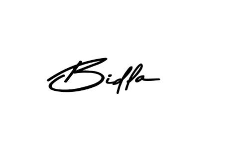 Design your own signature with our free online signature maker. With this signature software, you can create a handwritten (Asem Kandis PERSONAL USE) signature for name Bidla. Bidla signature style 9 images and pictures png