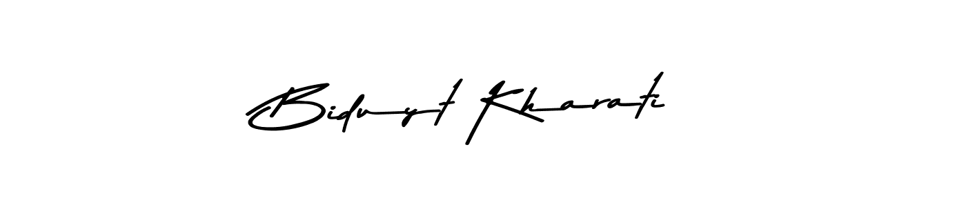 You should practise on your own different ways (Asem Kandis PERSONAL USE) to write your name (Biduyt Kharati) in signature. don't let someone else do it for you. Biduyt Kharati signature style 9 images and pictures png