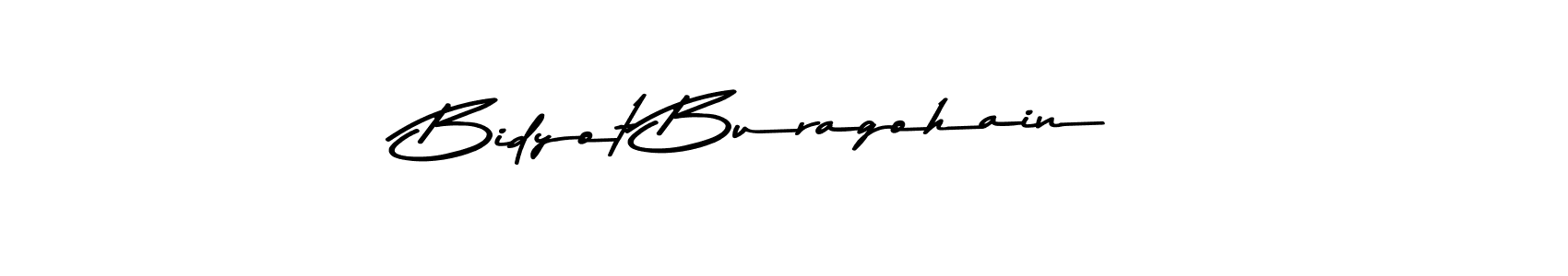 You should practise on your own different ways (Asem Kandis PERSONAL USE) to write your name (Bidyot Buragohain) in signature. don't let someone else do it for you. Bidyot Buragohain signature style 9 images and pictures png
