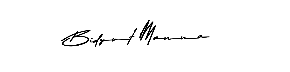 Design your own signature with our free online signature maker. With this signature software, you can create a handwritten (Asem Kandis PERSONAL USE) signature for name Bidyut Manna. Bidyut Manna signature style 9 images and pictures png