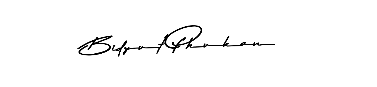 How to make Bidyut Phukan signature? Asem Kandis PERSONAL USE is a professional autograph style. Create handwritten signature for Bidyut Phukan name. Bidyut Phukan signature style 9 images and pictures png