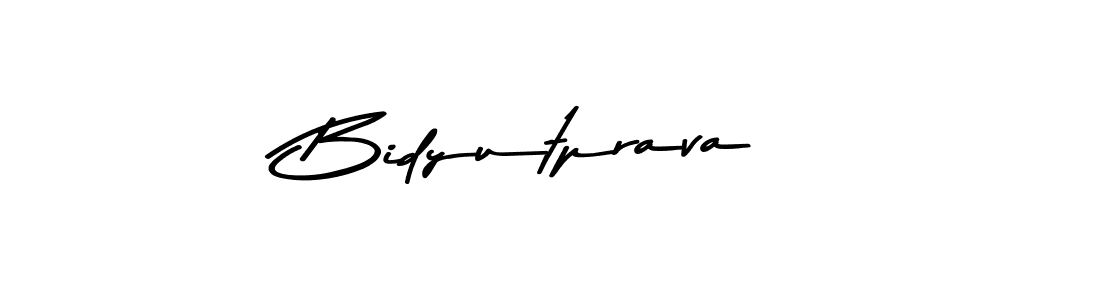 Design your own signature with our free online signature maker. With this signature software, you can create a handwritten (Asem Kandis PERSONAL USE) signature for name Bidyutprava. Bidyutprava signature style 9 images and pictures png