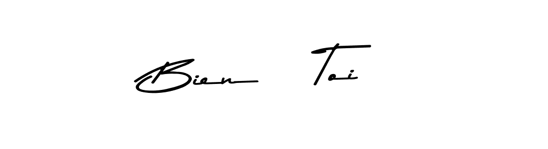 This is the best signature style for the Bien à Toi name. Also you like these signature font (Asem Kandis PERSONAL USE). Mix name signature. Bien à Toi signature style 9 images and pictures png