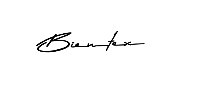 How to make Bientex name signature. Use Asem Kandis PERSONAL USE style for creating short signs online. This is the latest handwritten sign. Bientex signature style 9 images and pictures png