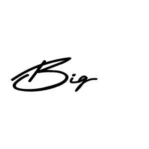 Use a signature maker to create a handwritten signature online. With this signature software, you can design (Asem Kandis PERSONAL USE) your own signature for name Big. Big signature style 9 images and pictures png