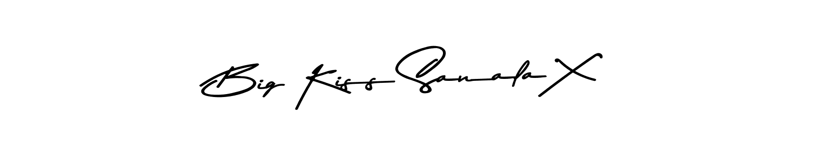 Also we have Big Kiss Sanala X name is the best signature style. Create professional handwritten signature collection using Asem Kandis PERSONAL USE autograph style. Big Kiss Sanala X signature style 9 images and pictures png