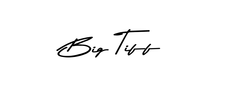 Use a signature maker to create a handwritten signature online. With this signature software, you can design (Asem Kandis PERSONAL USE) your own signature for name Big Tiff. Big Tiff signature style 9 images and pictures png